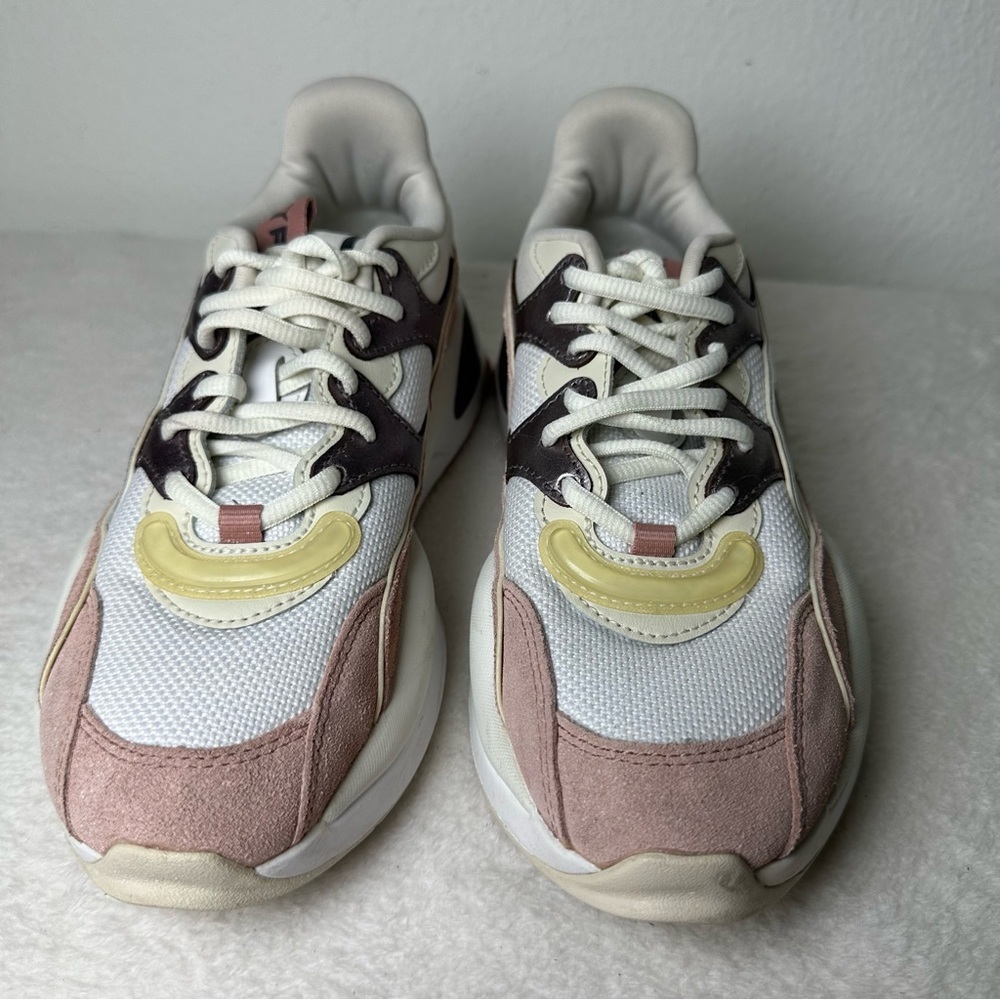 Puma RS-2K Soft Metal Women’s Sneakers in Grey Misty Rose and White - Picture 3 of 14